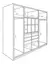 Placard 4 Puertas Corredizas REFLEX - tienda online