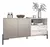Imagen de Mueble Bahiut Vajillero 150 Metalwood