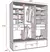Placard Vestidor Sin Puerta Senior 7C - tienda online