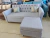 SILLON ESQUINERO RULO 3 CUERPOS TELA DE CHENILLE CON CAPITONÉ