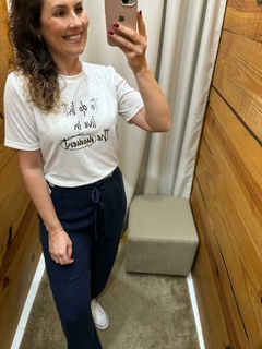 Blusa Biamar com mangas cava posta e gola redonda | 10835
