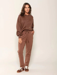 Calça de moletom com detalhes nas laterais, elástico embutido na cintura e cordão para amarração Biamar 11585 - comprar online