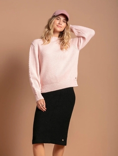 Saia midi com fenda Biamar 11789