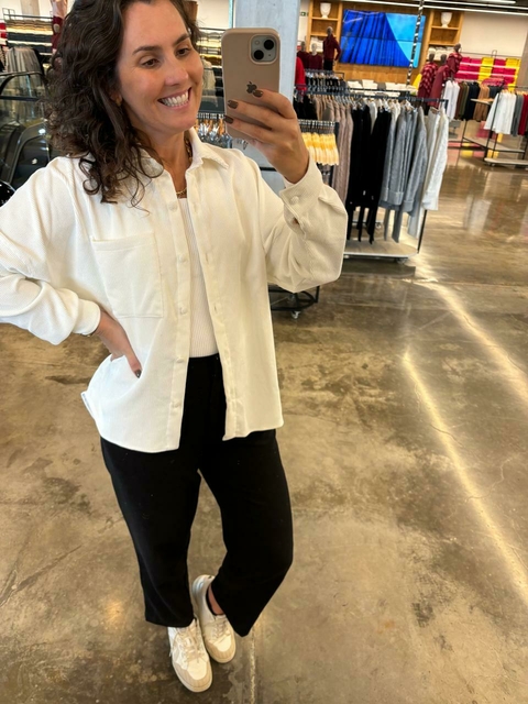 Camisa em veludo cotelê mullet Biamar 11222 - comprar online