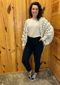 Calça Biamar de sarja com bolsos e passantes para cinto | 10781 - comprar online