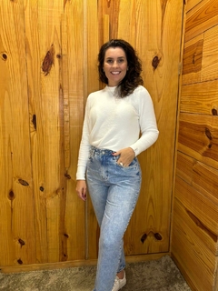 Blusa Biamar em fio pluma gola redonda | 11365 - comprar online