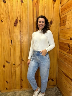 Blusa Biamar em fio pluma gola redonda | 11365 na internet