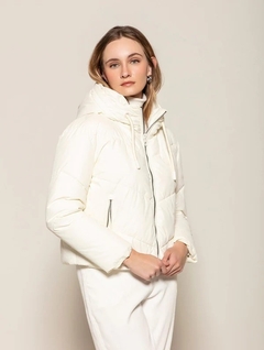 Jaqueta puffer com capuz, bolsos e fechamento em zíper Biamar 51037 na internet