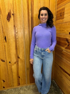 Blusa Biamar canelada e mangas de cava posta | 10975 - Moda Urbana | Tendências da Moda Feminina 