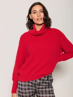 Blusa canelada com gola role Biamar 11926 na internet