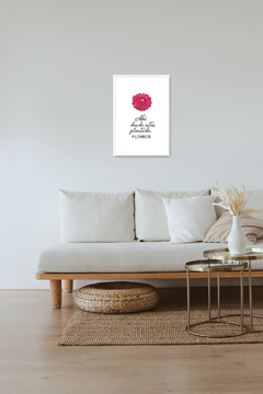 Cuadro decorativo con frase - Florece - comprar online
