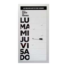 Pizarra magnética Planner semanal - tienda online