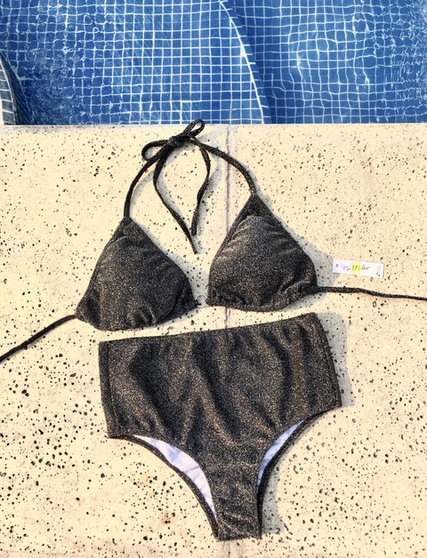 Bikini Tiro Alto Lurex