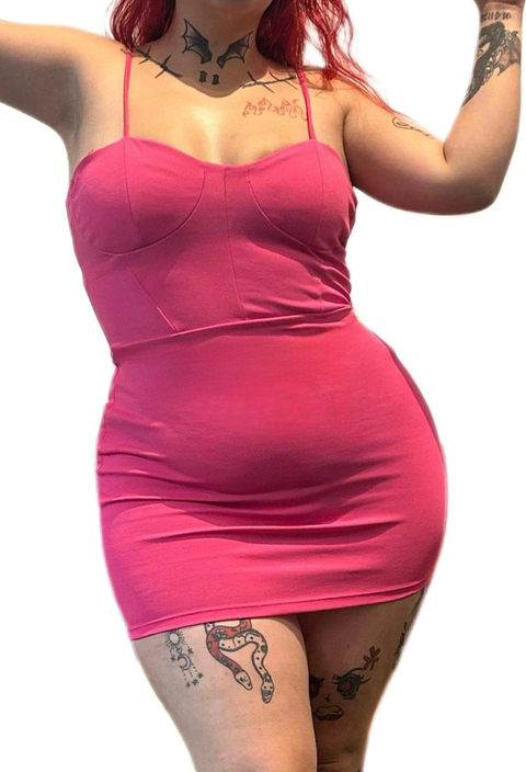 Vestido corset plus size