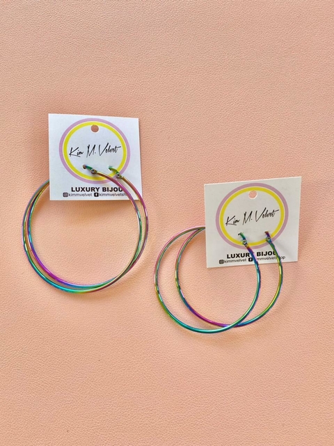 Argollas Tornasol (Acero)