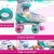 Patins Arco Íris 4 Rodas + Kit proteção - comprar online
