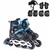 Patins Roller Inline Ajustável Com Luz De Led Com OU SEM Kit Proteção Várias Cores E Tamanhos Promoção