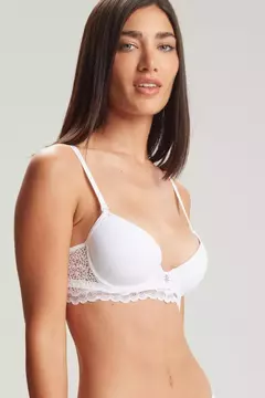 Corpiño Selu taza soft microfibra y puntilla Odile. Cod.:4397 en internet