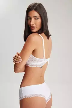 Bombacha Selu Culotte microfibra y puntilla Odile. Cod.: 8397 - Lenceria Cristina
