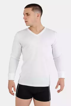 Camiseta térmica manga larga escote "V" Opositor. Cod.: 9013 en internet