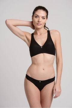 Corpiño deportivo de microfibra y tul Selu. Cod.: 4331 - tienda online