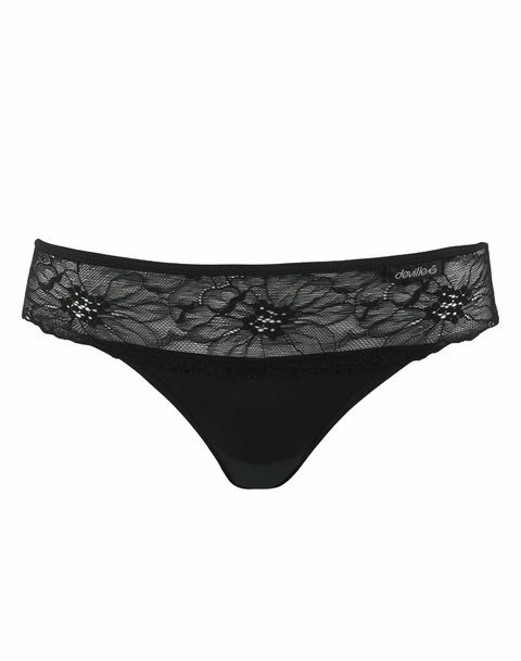 Colaless Deville confeccionada en tricot de lycra y puntilla elastizada. Cod.: 800
