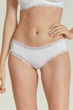 Culotte Selu de microfibra y puntilla. Cod.: 8363 - tienda online