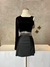 Cropped Veludo Strass
