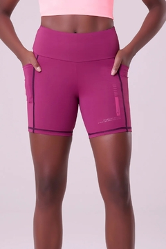 BERMUDA SIGNATURE SAMBA 15CM BORDO - comprar online