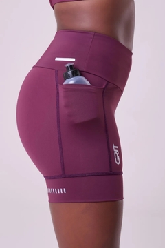 BERMUDA GRIT BOSSA 15CM VINHO - Raça Store