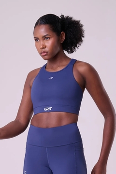 TOP GRIT BOSSA NADADOR C/ BOLSO AJUSTAVEL AZUL NOITE - comprar online