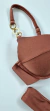 Conjunto de biquíni meia taça trio de elos Marrom