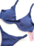 Conjunto de biquíni Aro curvado Azul marinho - comprar online