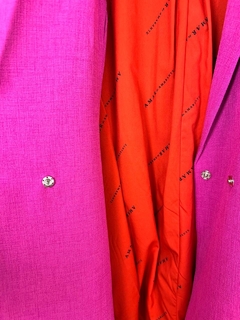 Imagem do Vestido Blazer Amarrações Rosa