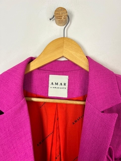 Vestido Blazer Amarrações Rosa - loja online