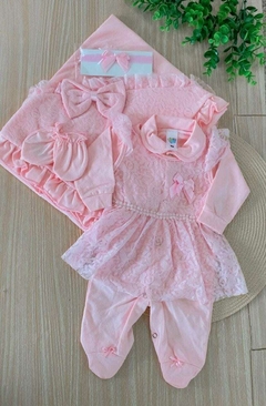 Saída de Maternidade Menina PD-4082 - Marinize Store - Moda Infantil