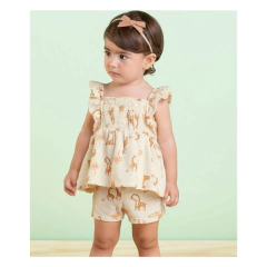 Conjunto Infantil Verão Menina Colorittá 71098