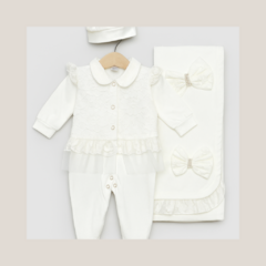 Saída de Maternidade Menina PD-3123 - Marinize Store - Moda Infantil