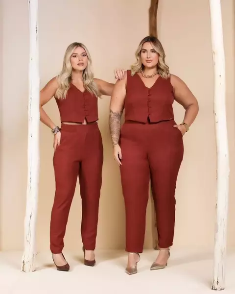 Conjunto Colete Calça - comprar online