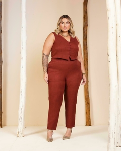 Conjunto Colete Calça na internet