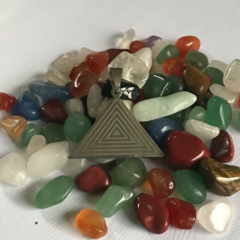 Pingente triangulo - aço inox - comprar online