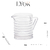 Jarra Lyor Colmeia Vidro 340ml na internet