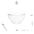 Saladeira Wolff Pearl Cristal 21x12cm - comprar online