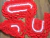 Imagem do Jogo de banheiro croche decore Rendado vermelho e branco