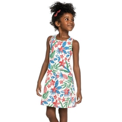 Vestido Estampa Floral - Elian - PE Kids Moda Infantil