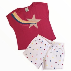 Conjunto Infantil Feminino Glitter - Malwee Kids