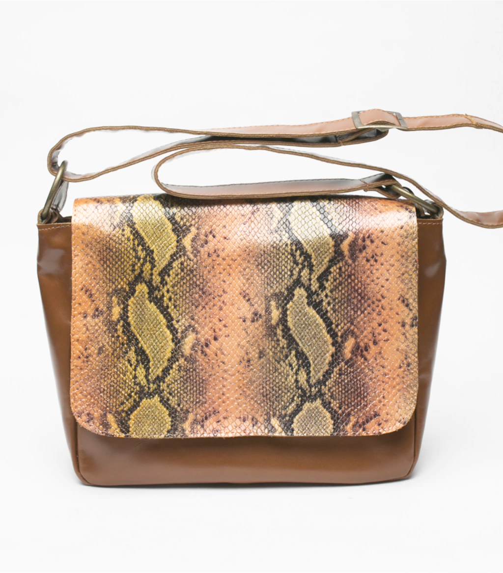 BANDOLERA CALISA REPTIL