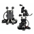 Suporte para celular universal moto com carregador na internet