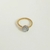 Anel de falange chuveiro folheado a ouro 18k - comprar online