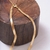 Colar choker fita 5mm folheado a ouro 18k